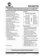 DataSheet PIC16C774 pdf